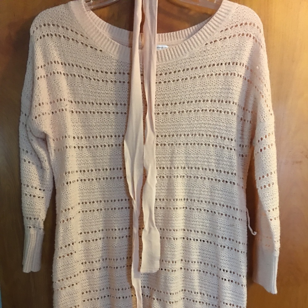 Coral Maternity Sweater